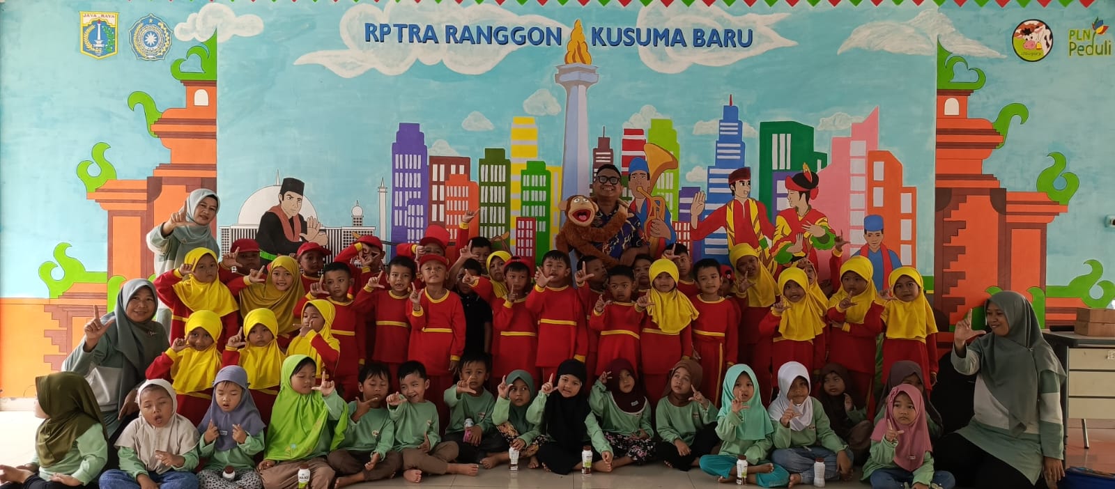 Gerakan Literasi Jakarta : Dongeng Seru Di RPTRA Ranggon Kusuma Baru